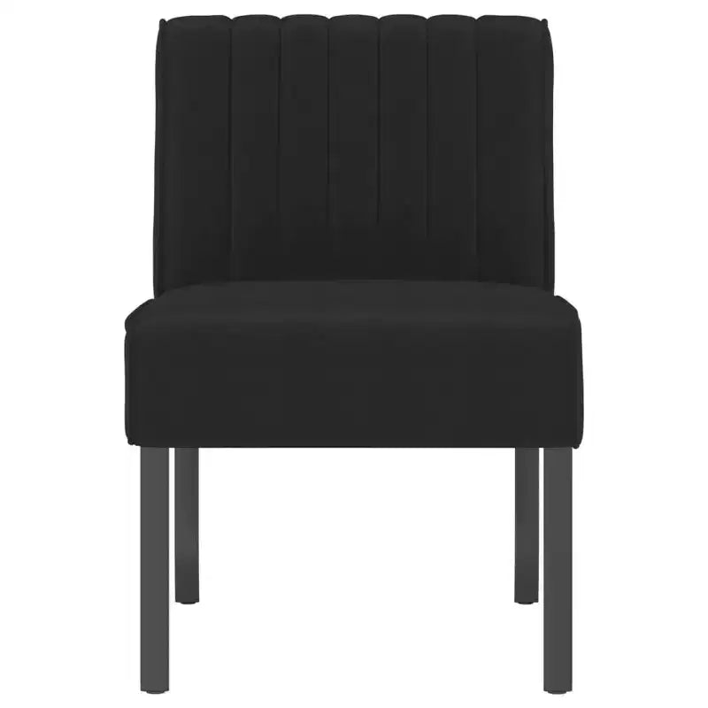 Slipper Chair Dark Green Velvet