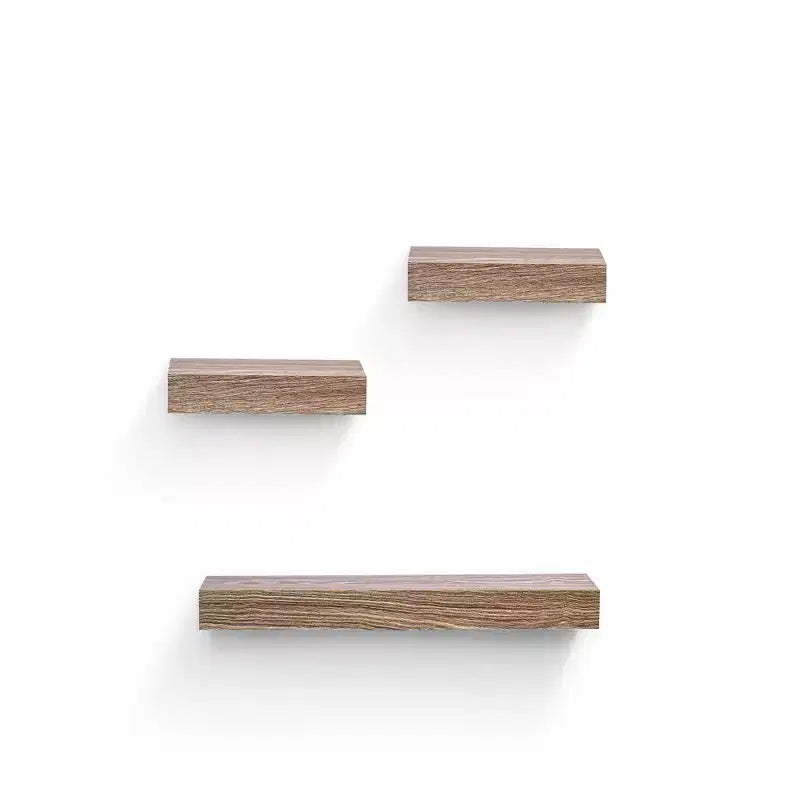 23.6 Maple Light Gray Floating Shelf C invisible-bracket wood wall mount, perfect bathroom/bedroom/kitchen dcor or book/plant display