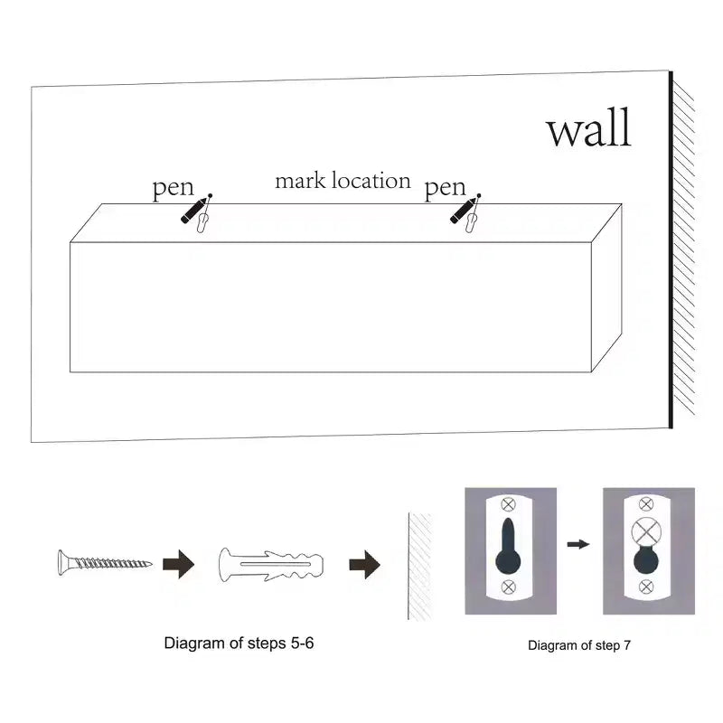 15.7 Grey Floating Shelf C invisible-bracket wood wall mount, perfect bathroom/bedroom/kitchen dcor or book/plant display, easy install.