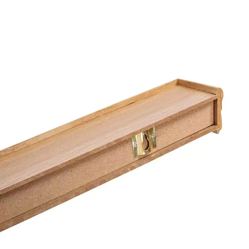 Étagère flottante en érable de 17,9 po avec support invisible, parfaite pour la décoration de salle de bain/chambre/cuisine ou pour l'affichage de livres/plantes, installation facile.