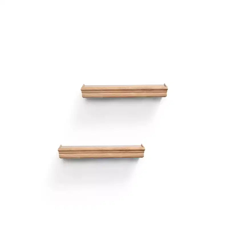 Étagère flottante en érable de 17,9 po avec support invisible, parfaite pour la décoration de salle de bain/chambre/cuisine ou pour l'affichage de livres/plantes, installation facile.