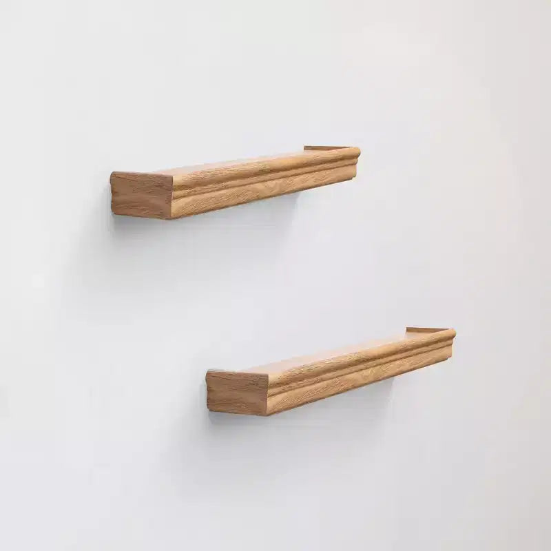Étagère flottante en érable de 17,9 po avec support invisible, parfaite pour la décoration de salle de bain/chambre/cuisine ou pour l'affichage de livres/plantes, installation facile.