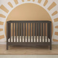 Child Craft London 4-in-1 Convertible Crib, Converts to Toddler Bed, Day Bed, & Full Size Bed, 3 Mattress Positions, Baby Safe Finish (Dapper Gray)