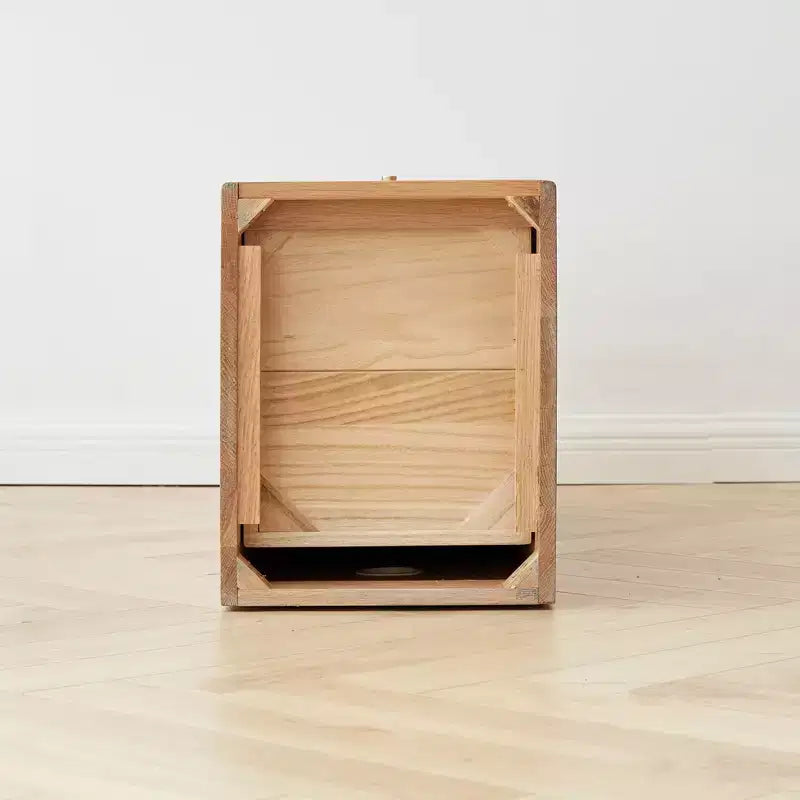 Commode en Chêne Massif, Meuble de Rangement à 3 ou 4 Tiroirs pour Chambre, Bureau ou Salon