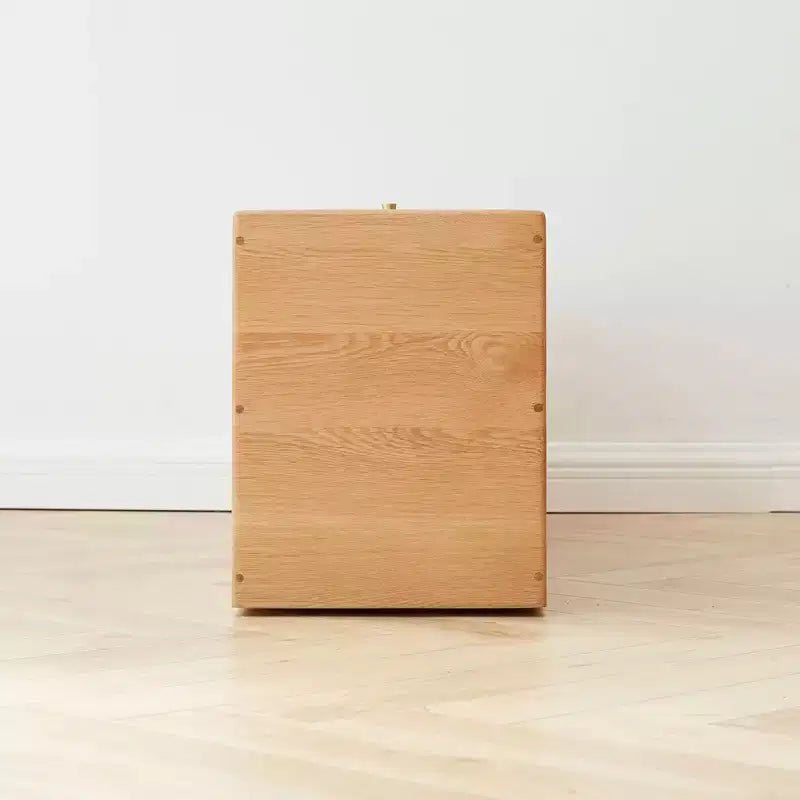 Commode en Chêne Massif, Meuble de Rangement à 3 ou 4 Tiroirs pour Chambre, Bureau ou Salon
