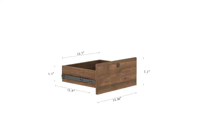 Table de chevet haute avec veilleuse et station de recharge, Table d'appoint avec étagère, Tables de chevet modernes avec meuble de rangement pour chambre à coucher