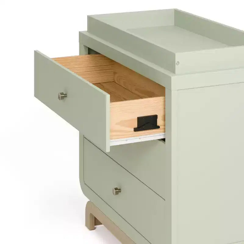 Commode 3 tiroirs Santorini avec plan à langer