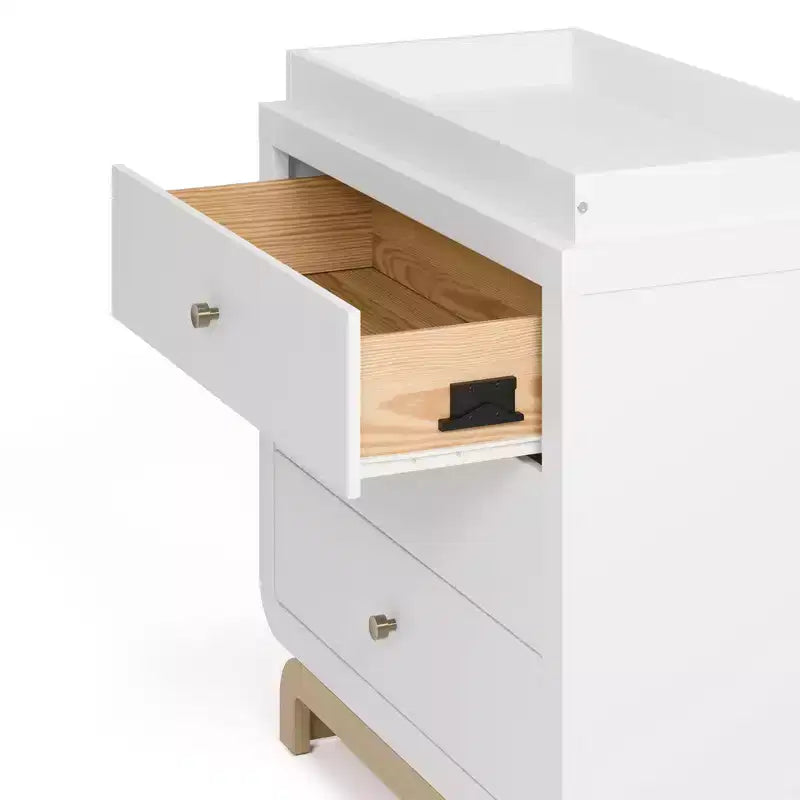 Commode 3 tiroirs Santorini avec plan à langer