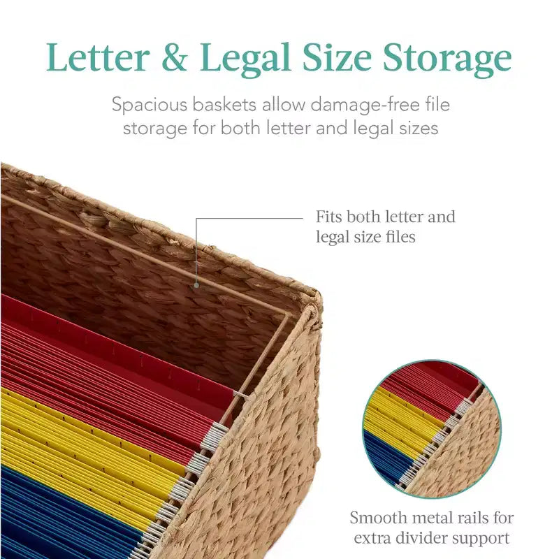 Classeur vertical à roulettes pour la maison, le bureau avec cadre en bois d'hévéa, roulettes verrouillables
